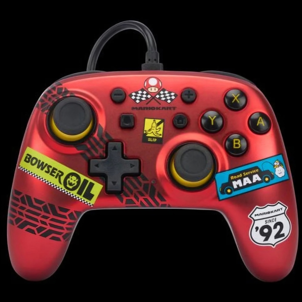 😃♡Nano Nintendo Switch Red Wired Gaming Controller